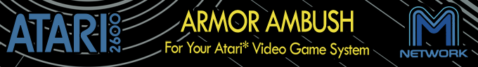 Armor Ambush logo for Atari 2600